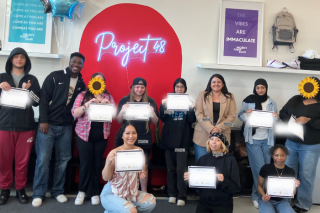 Young people at a Project 48 event