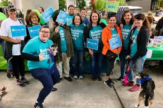 Lines for Life group photo