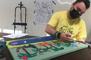 North Pole Studio Davis painting