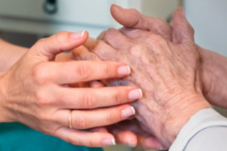 Photo of elderly hands