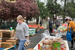Photo of food donations